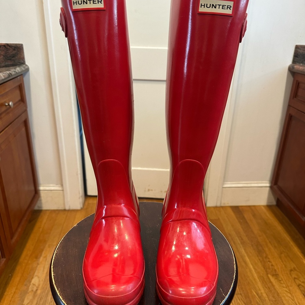Hunter Red Rain Boots